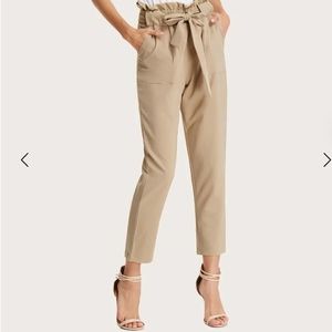 Paper Bag Ankle Pants